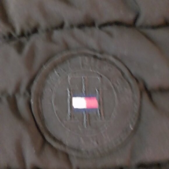 Tommy Hilfiger Unisex Puffy Coat M Black  Very New - Picture 5 of 6